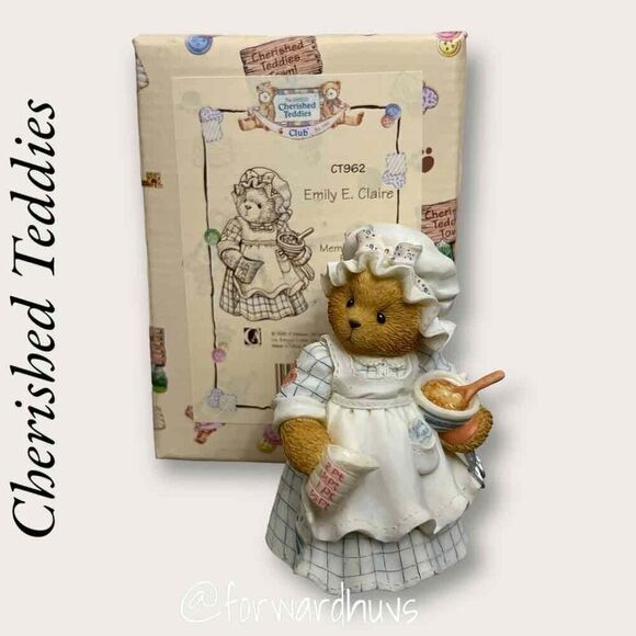 Cherished Teddies Club Figurine “Emily E. Claire” #CT962 - Picture 7 of 9